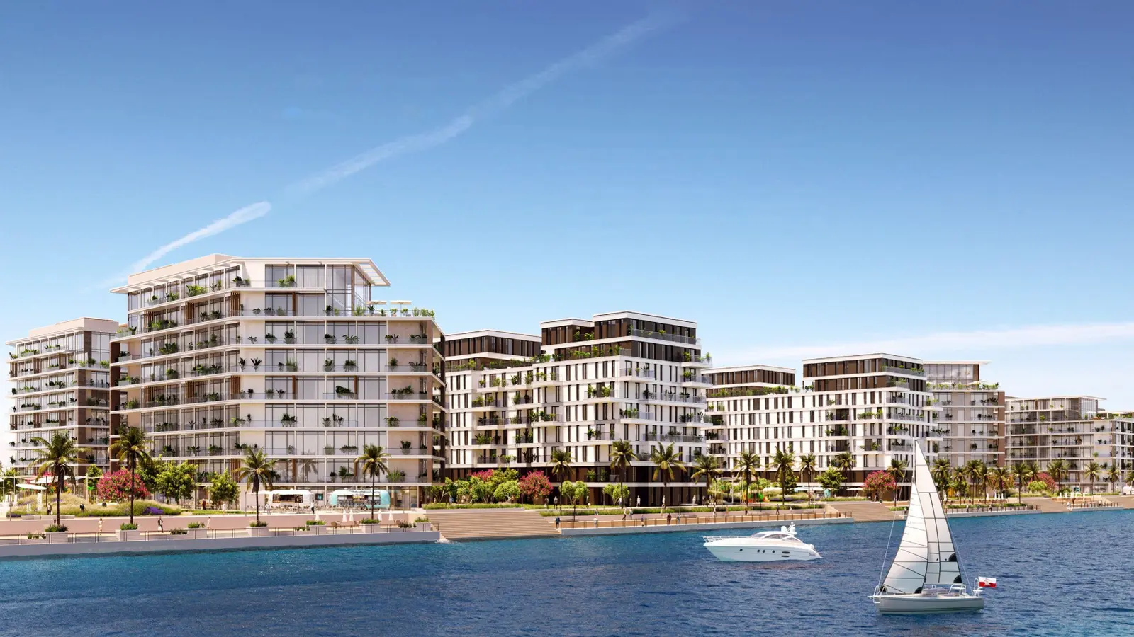 Alkaser by Aldar Properties, featuring canal-facing development plots on Yas Island for future property development.