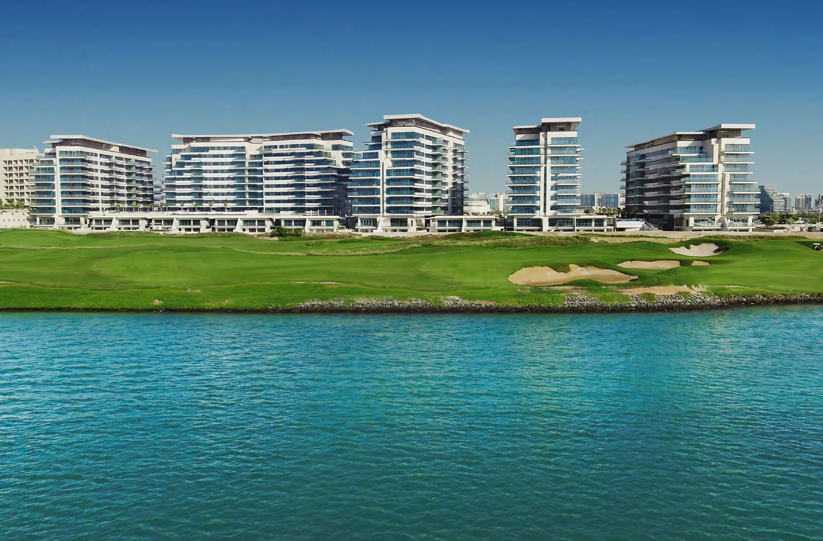 Luxury Mayan Yas Island Abu Dhabi residences with elegant exteriors and direct beach access.jpg
